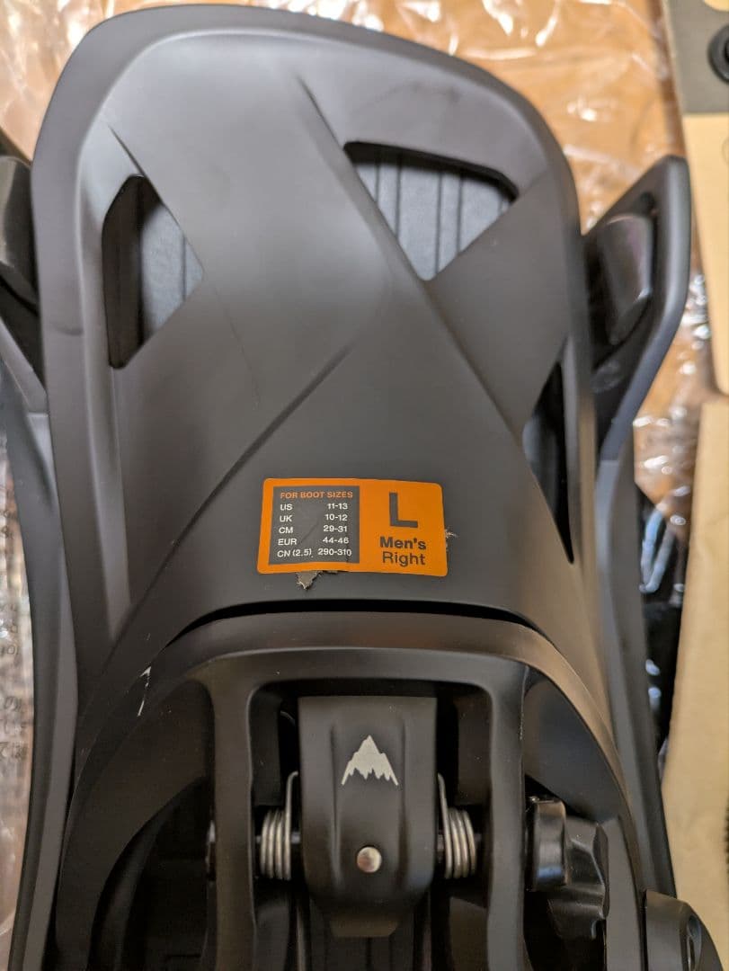 メンズ Burton Step On バインディング ブラック Lサイズ