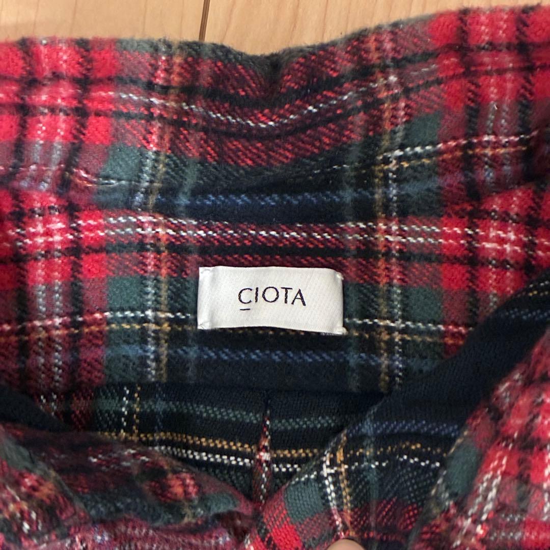 CIOTA Flannel B.D Shirt 4 フランネルシャツ