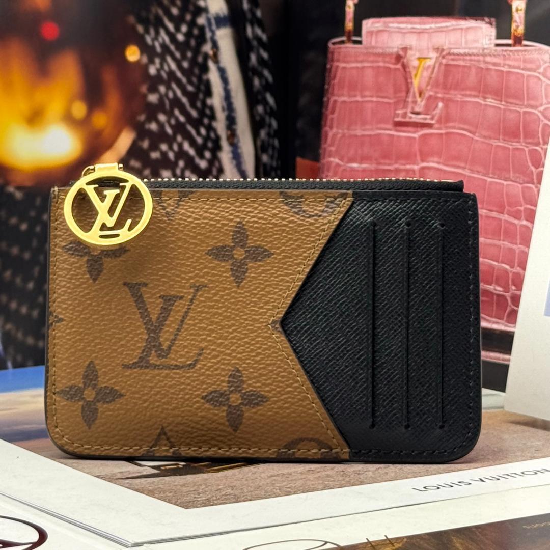展示品級 ルイヴィトン モノグラムリバース ポルトカルトロミー