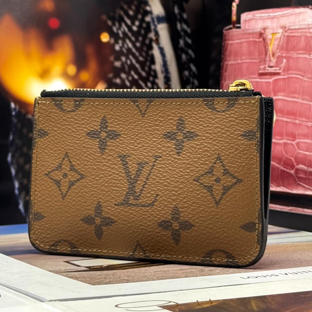 展示品級 ルイヴィトン モノグラムリバース ポルトカルトロミー
