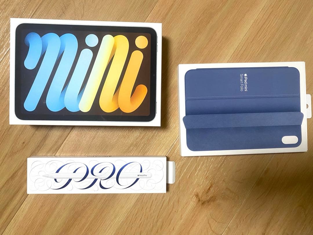Apple iPadmini 128GB、ケースApple Pencil Pro