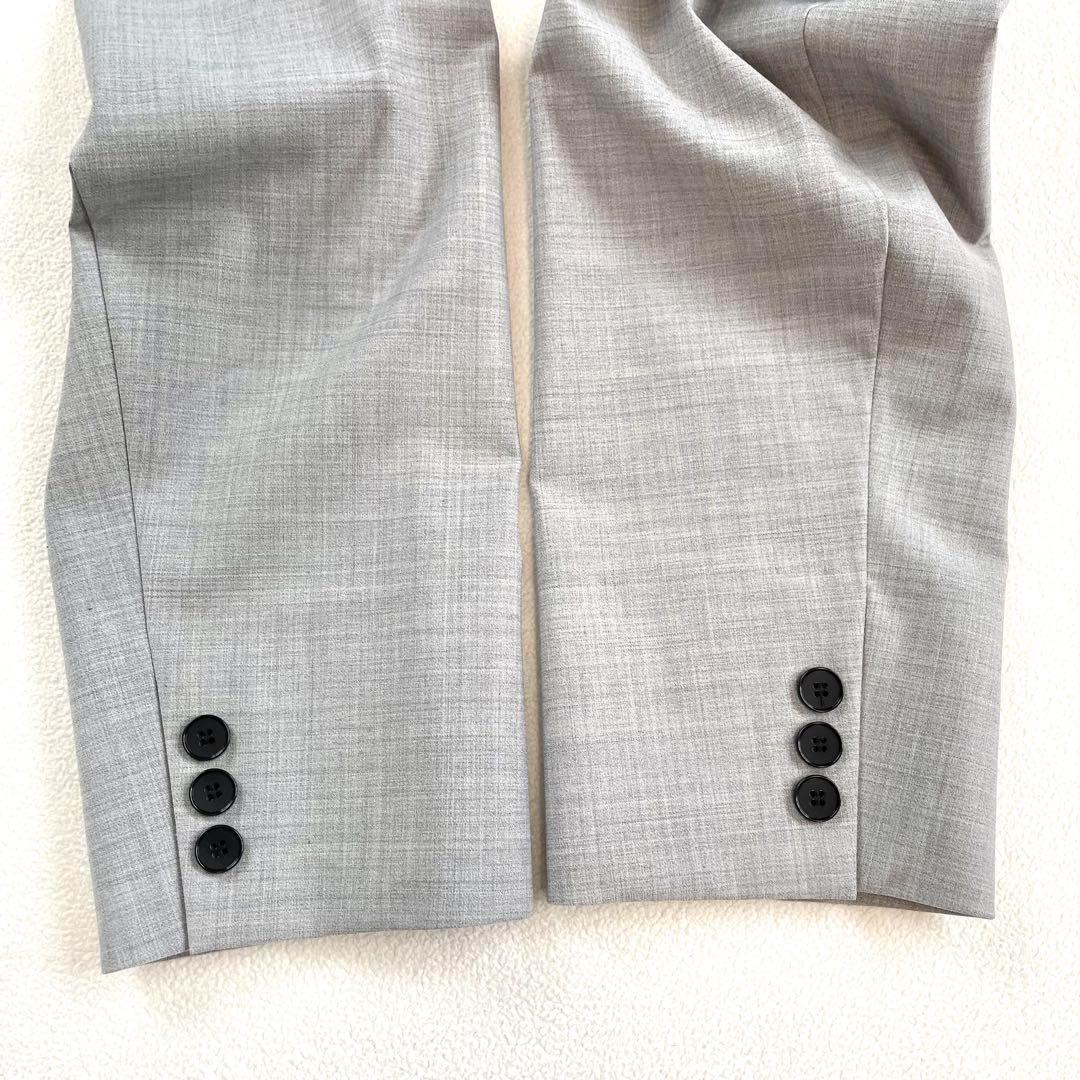 【極美品・未使用級】インディヴィ YUNSA 洗える パンツスーツ セットアップ