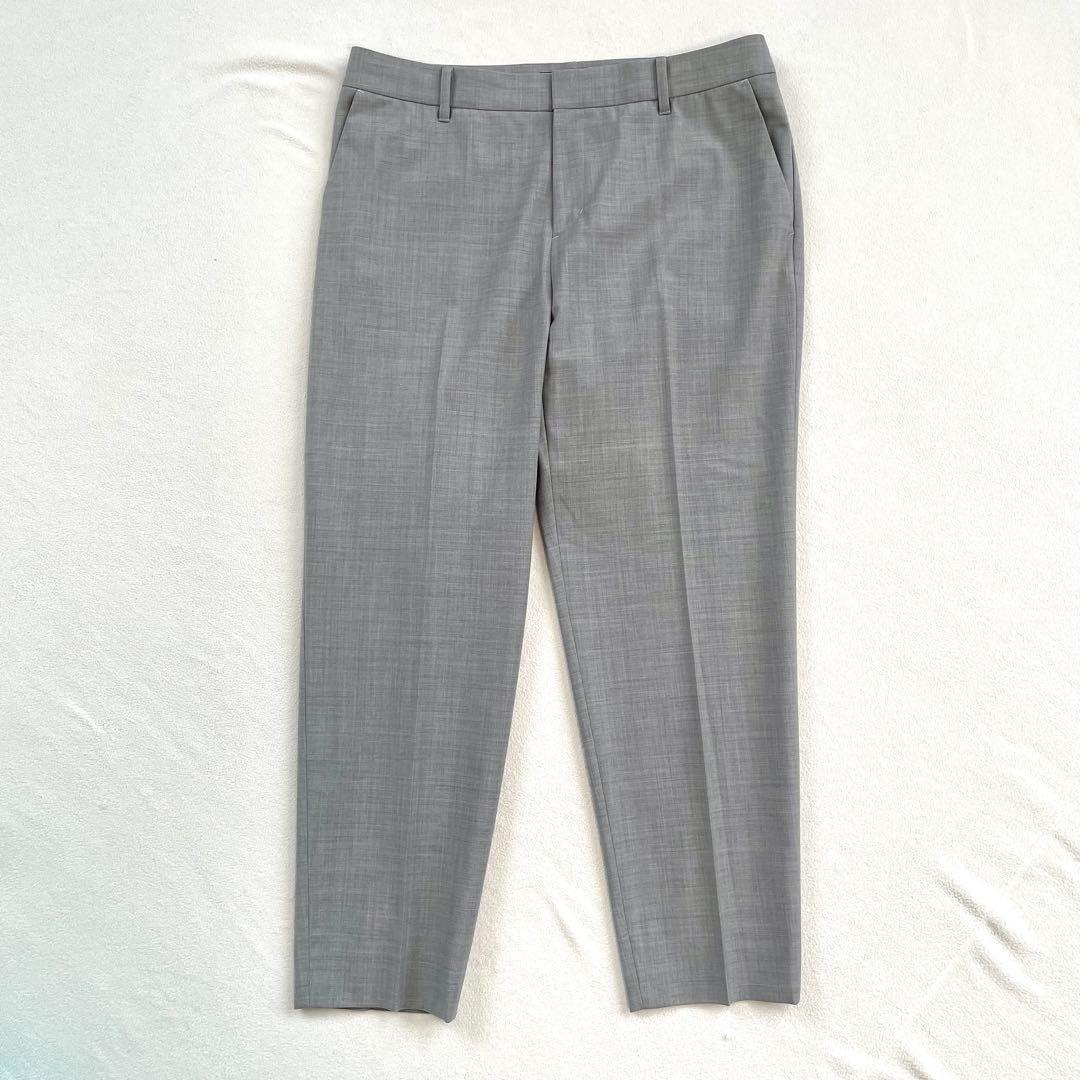 【極美品・未使用級】インディヴィ YUNSA 洗える パンツスーツ セットアップ