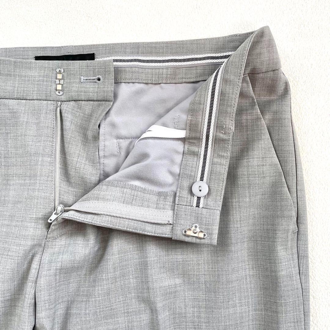 【極美品・未使用級】インディヴィ YUNSA 洗える パンツスーツ セットアップ