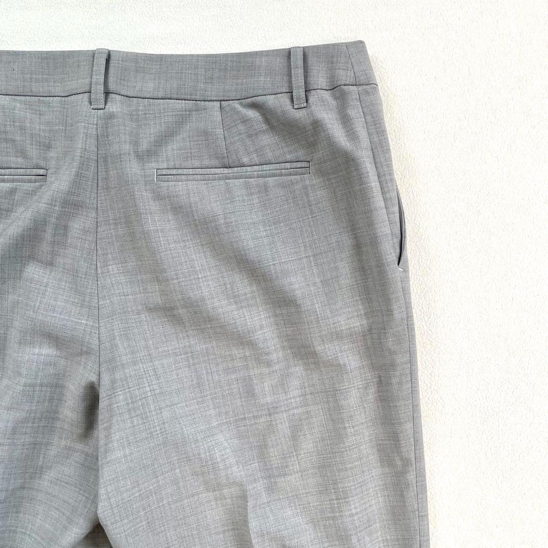 【極美品・未使用級】インディヴィ YUNSA 洗える パンツスーツ セットアップ