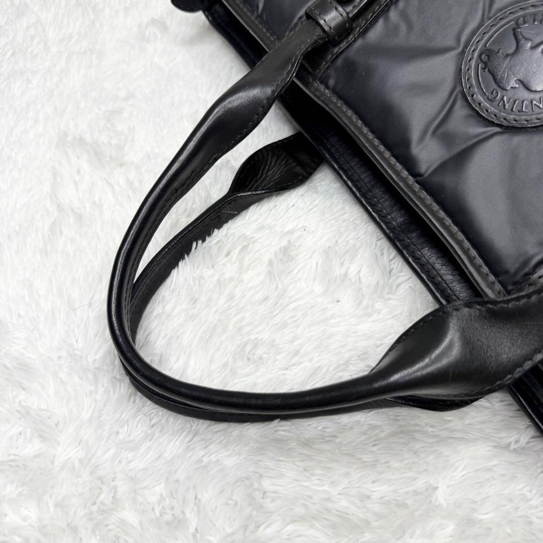 ハンティングワールド バチュー ナイロン レザー トートバック A4 ブラック