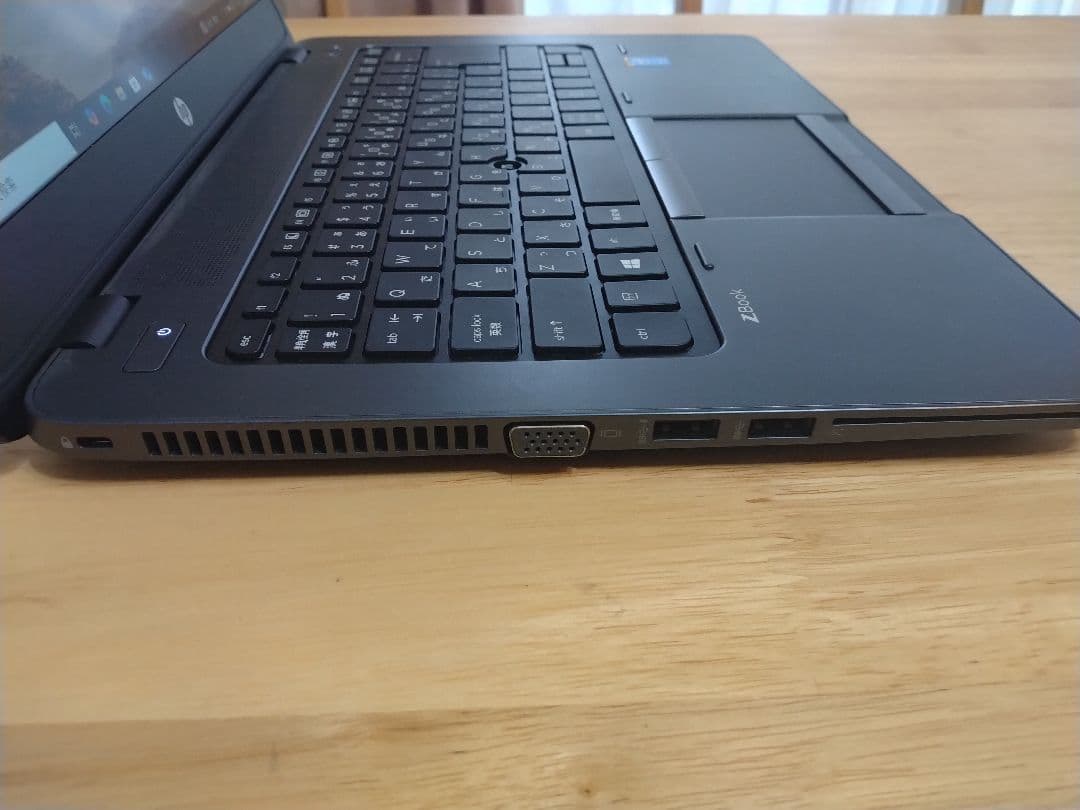 HP ZBook14 G2　i7-5600U メモリ８GB SSD256