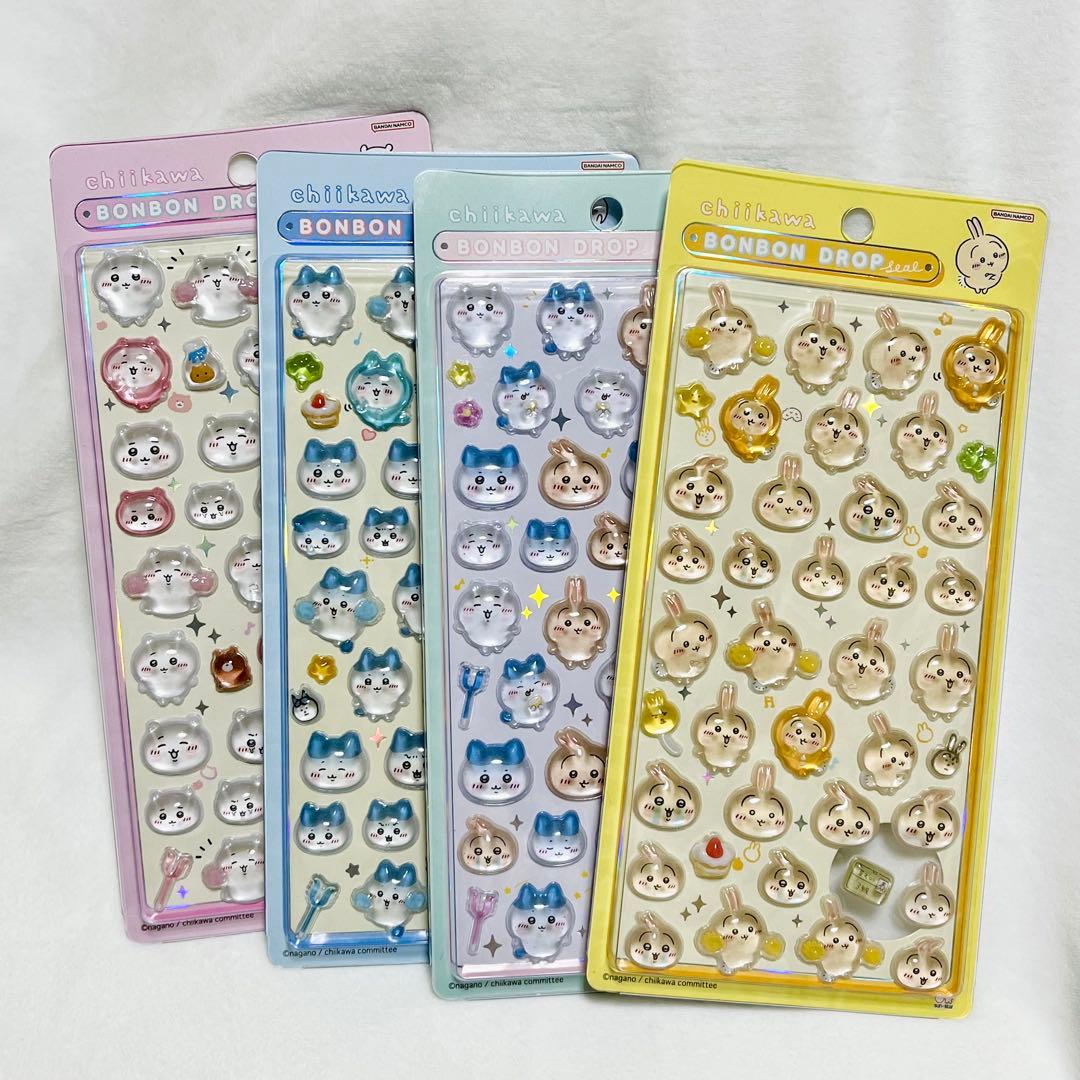 正規品 ボンボンドロップシール ちいかわ 第1弾 4種セット