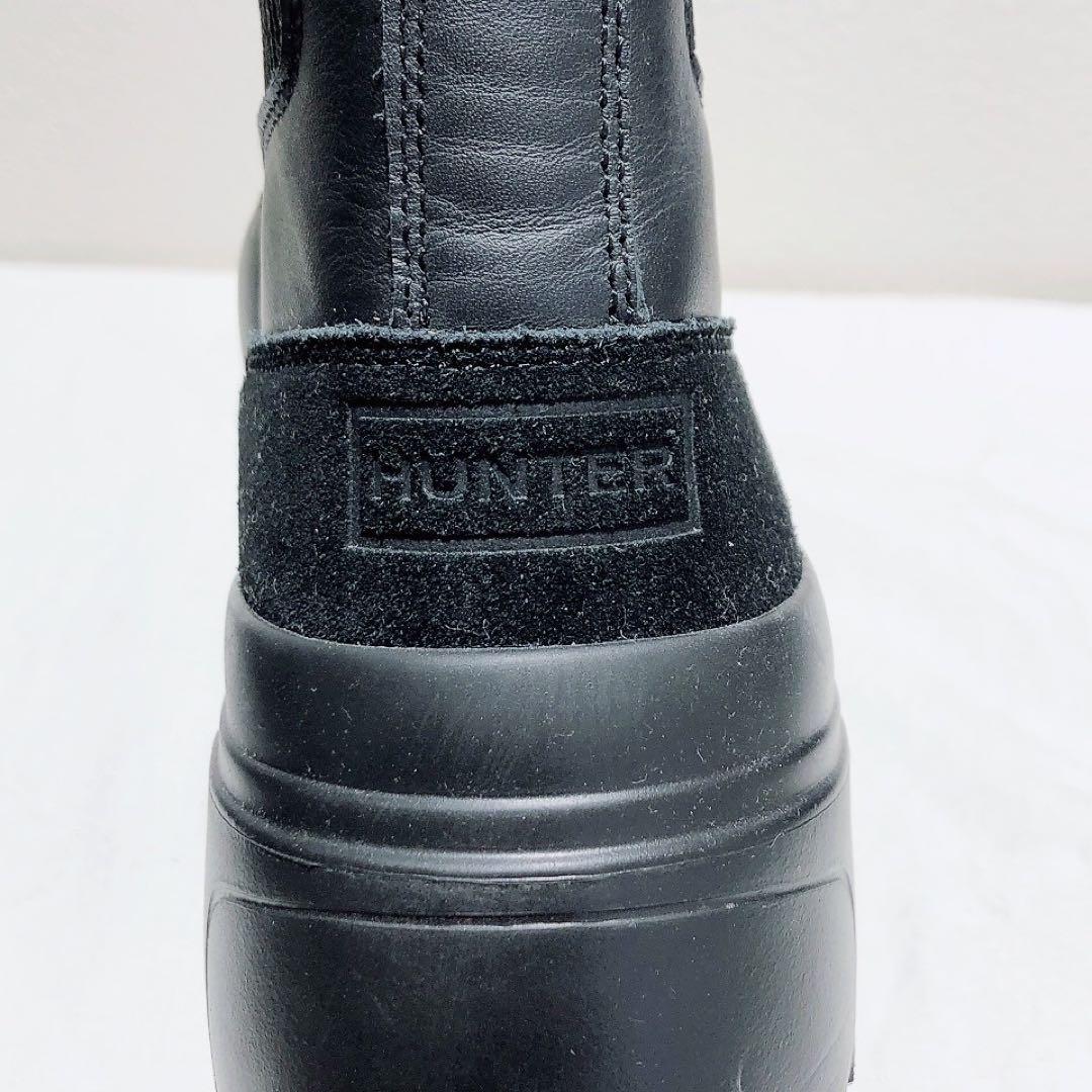 HUNTER レディース エクスプローラー チェルシー フラットフォームブーツ