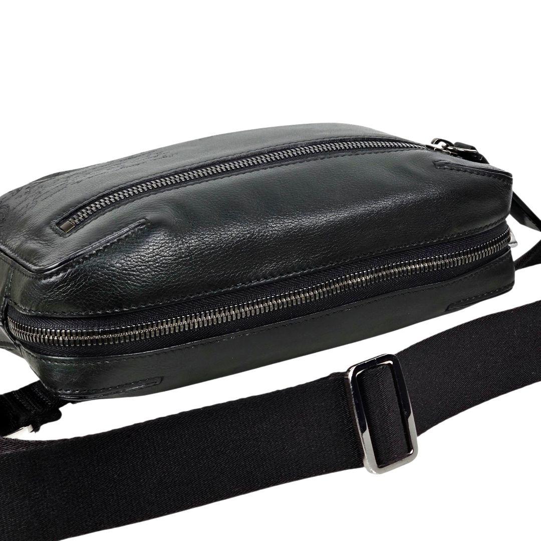 美品 ベルルッティ スクリットカリグラフィ ボディバッグ ウエストバッグ