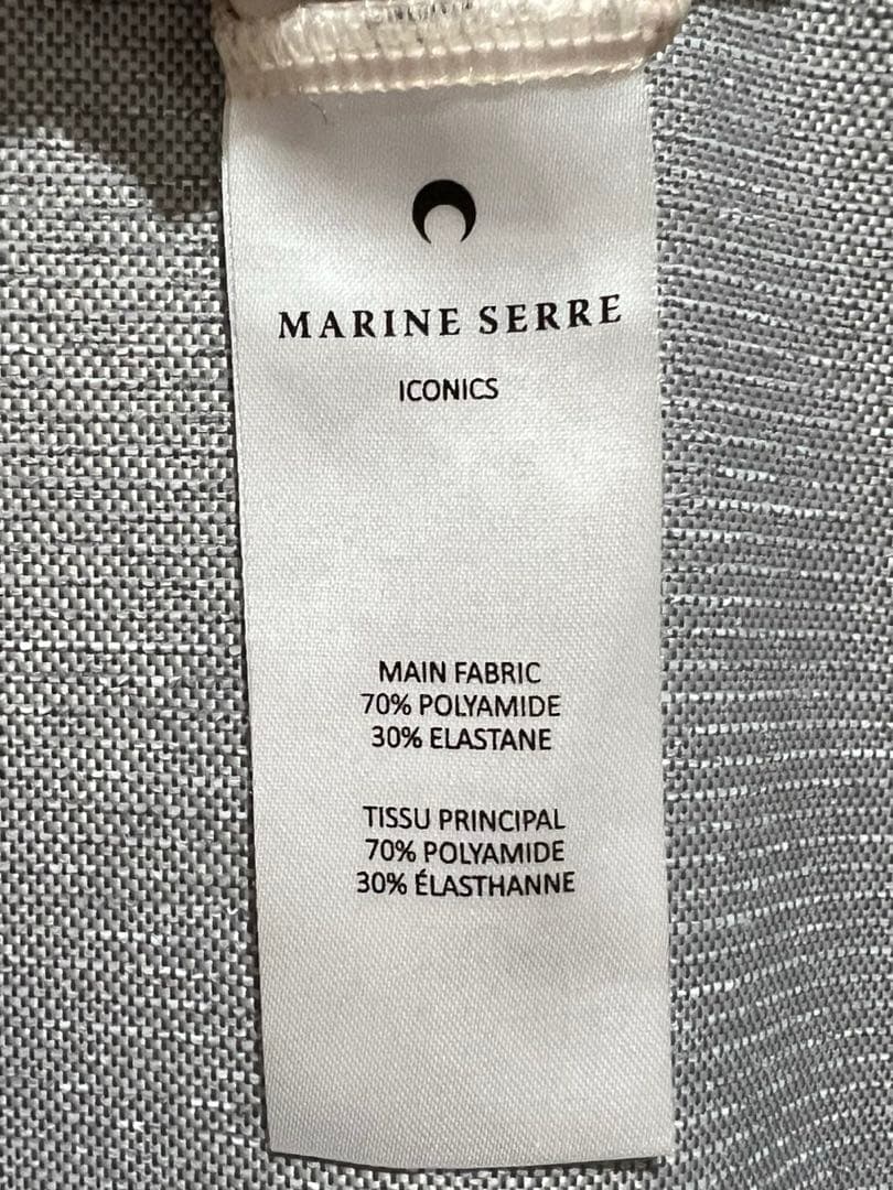 【はな】MARINE SERRE ストレッチジャージーハイネックトップス