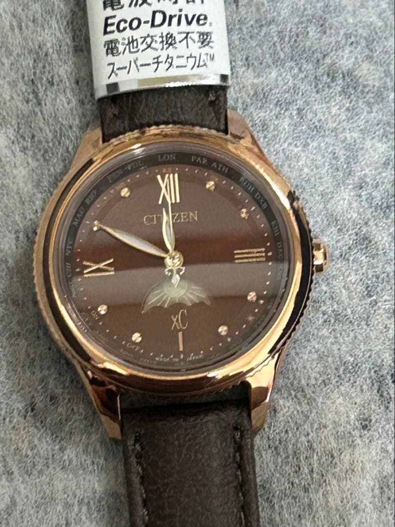 CITIZEN XC エコドライブ ブラウンレザー