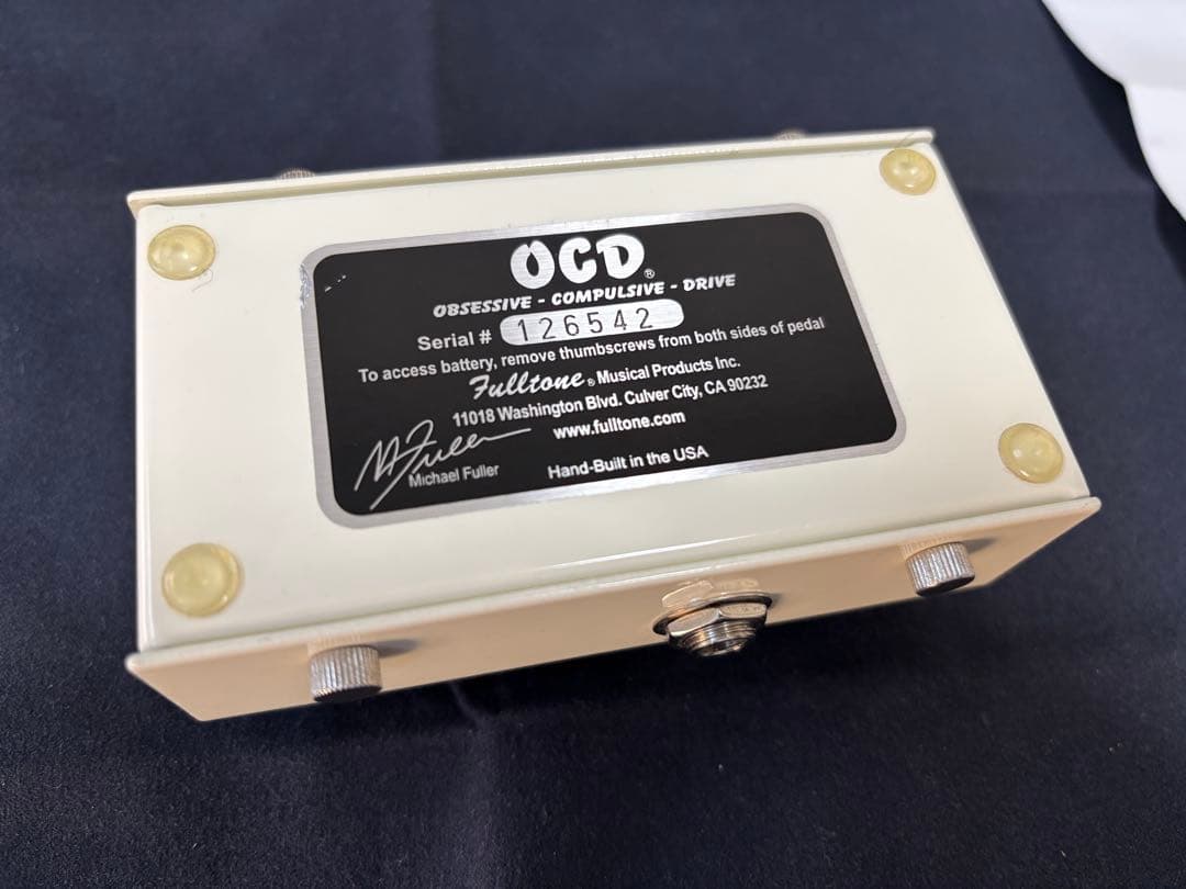 Fulltone OCD(v.1.7) 外箱付