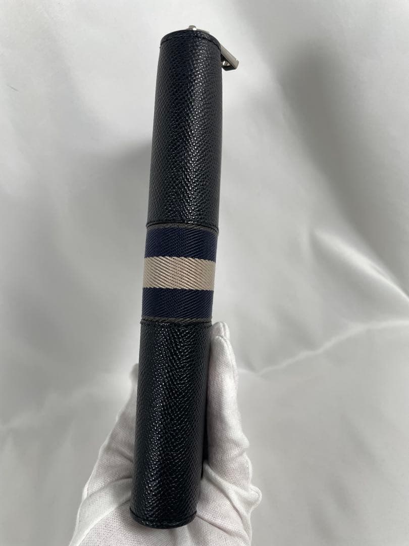未使用に近い BALLY バリー 長財布 ラウンドファスナー Ribbon