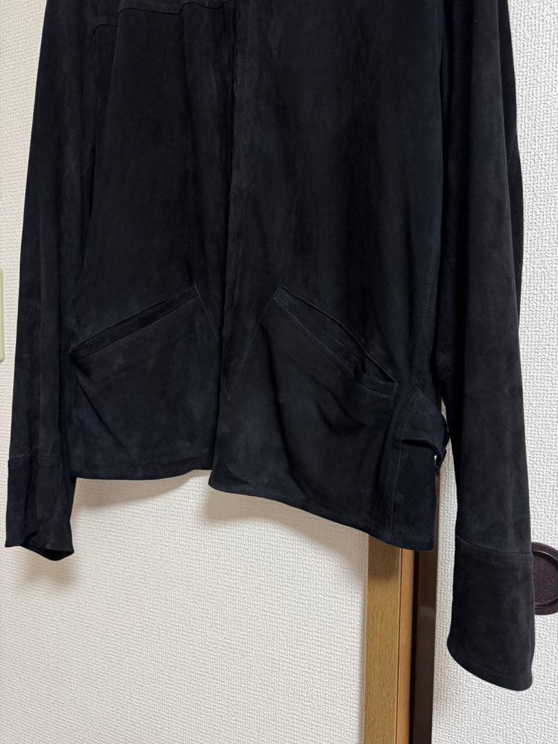 紙タグ付き美品！ COMOLI シープスエードジップショートジャケット