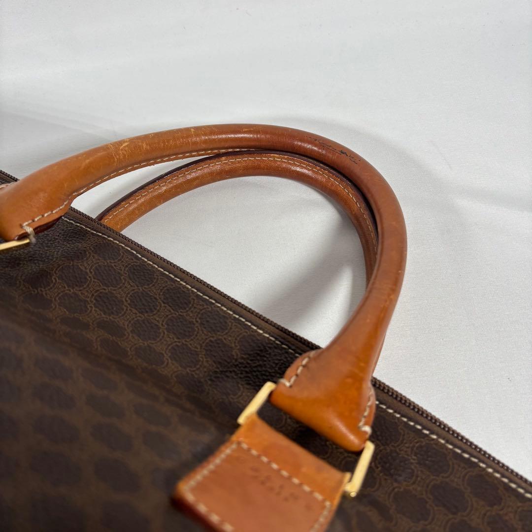 セリーヌ CELINE ボストンバッグ トラベルバッグ マカダム柄 南京錠