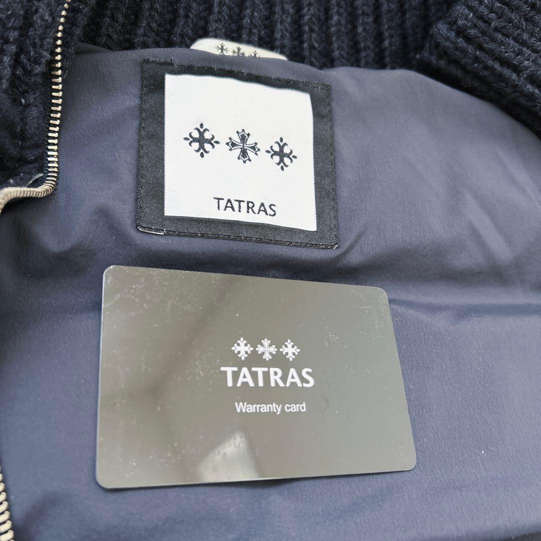 タトラス ダウンベスト L ファー カシミア混 LTA14A4188 ネイビー