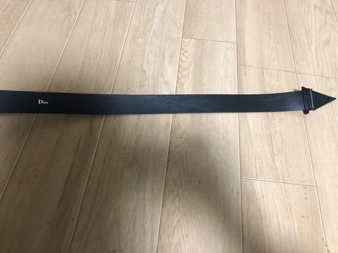 新品 正規品 DIOR HOMME レザーベルト ブラック 80 エディスリマン