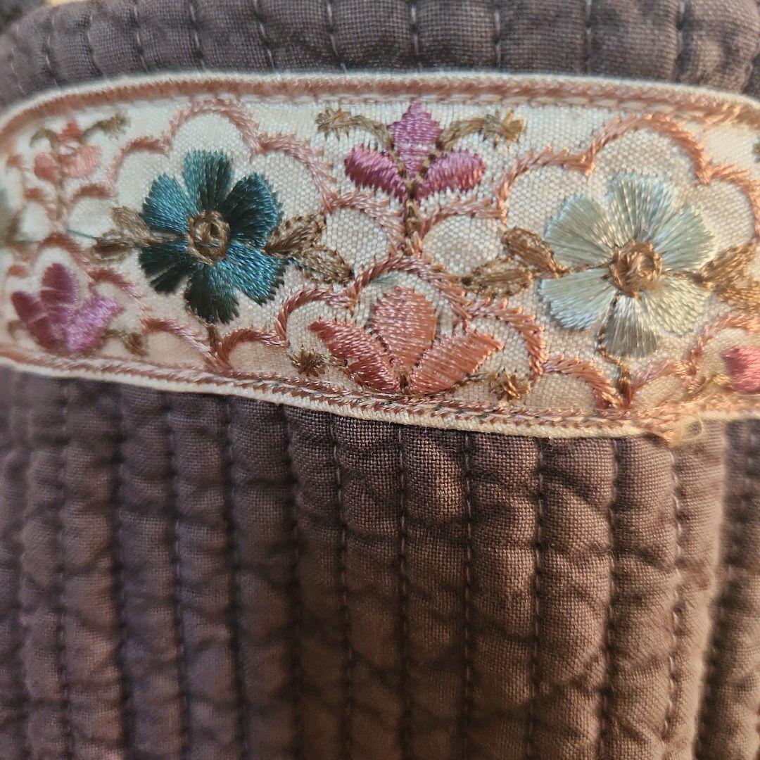 れ*ゃ様 コヤンイサムチョン　アンコちゃんヌビと毛糸のカゴバック ハンドメイド