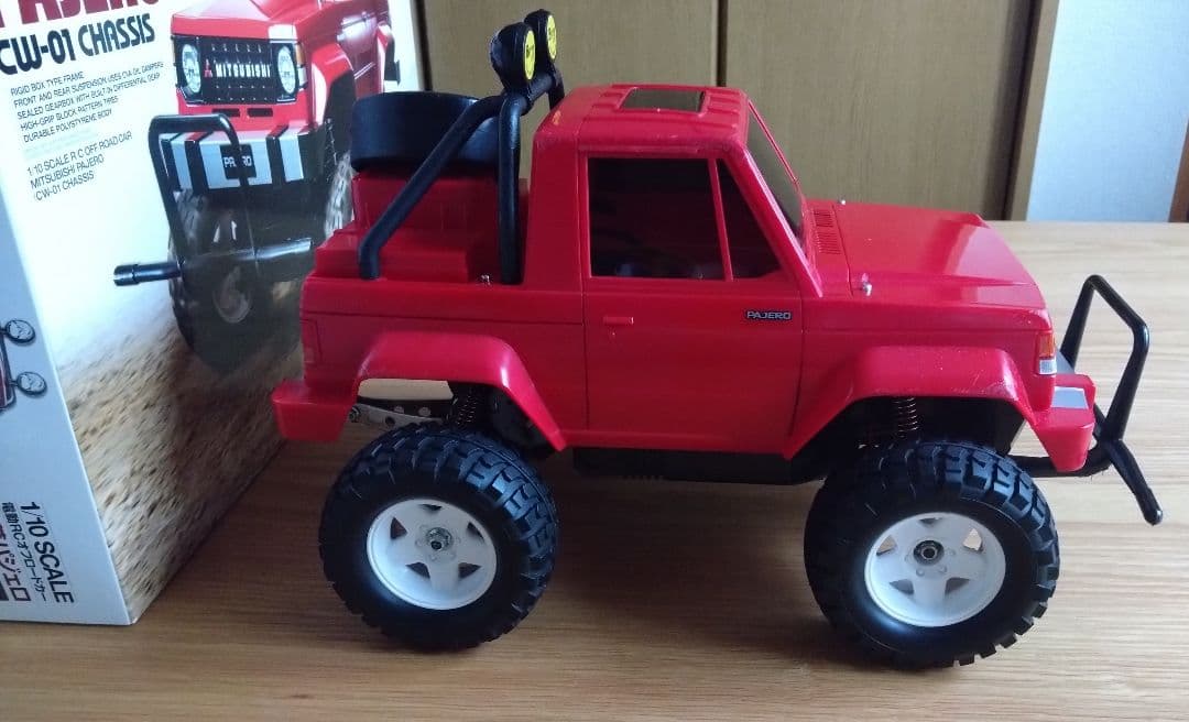 最終価格 タミヤ 1/10 三菱 パジェロ CW-01 カスタム有 デカール付