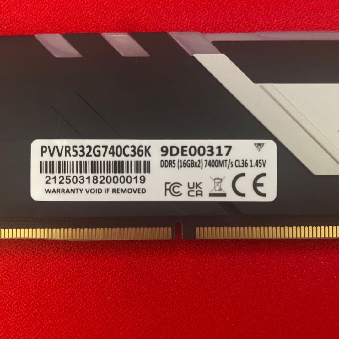 x*g様 Viper 16GB DDR5 7400MT/s メモリー 1枚