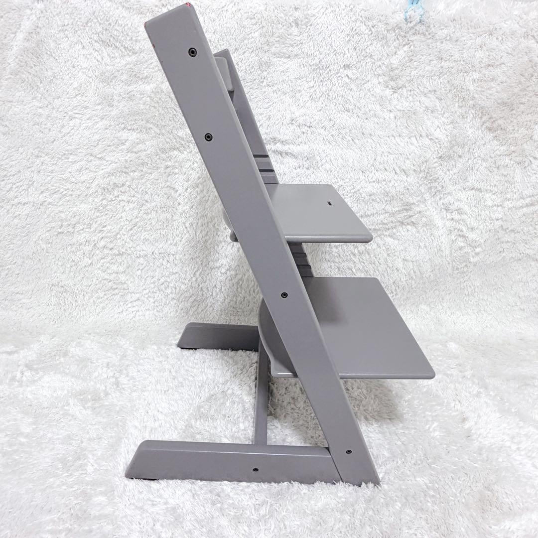 希少色 STOKKE ストッケ トリップトラップ グレー 木製 ベビーチェア