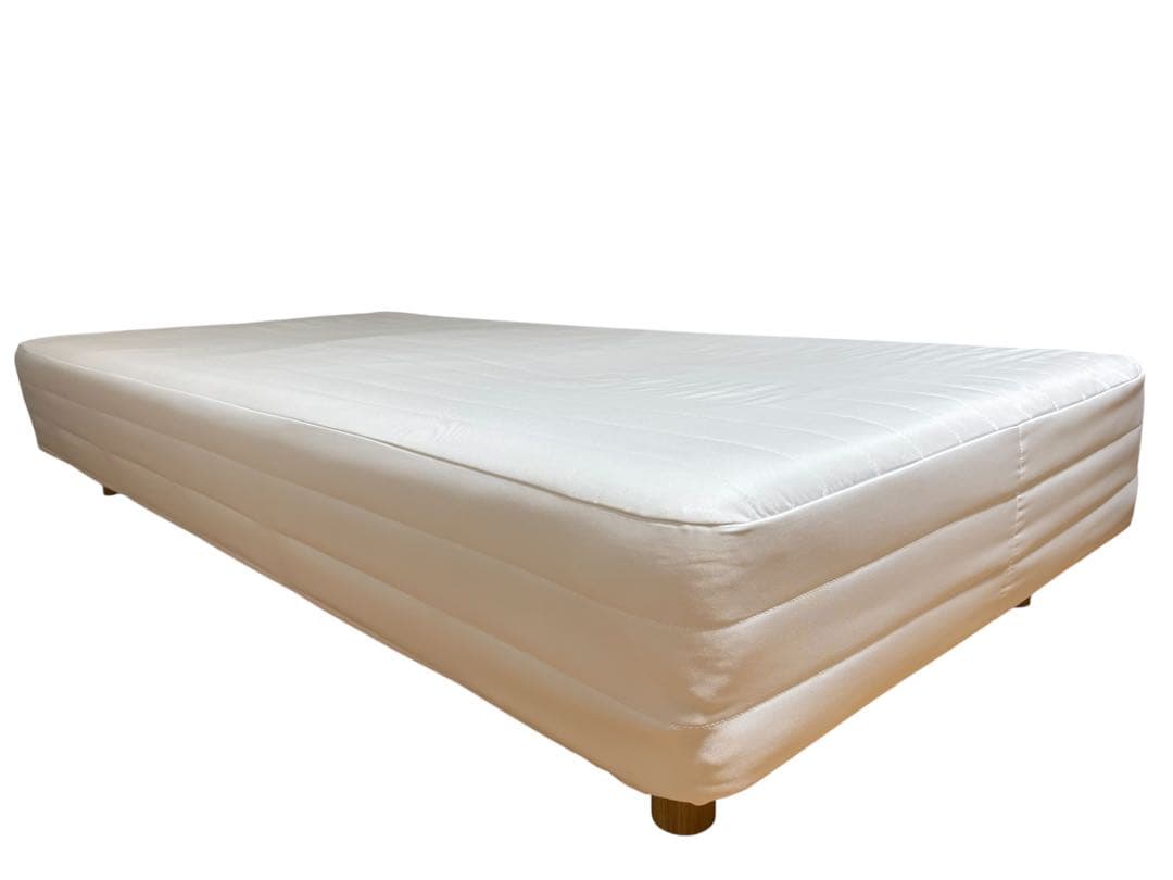 【送料込】無印12cm脚付マットレス シングル（シーツ付）