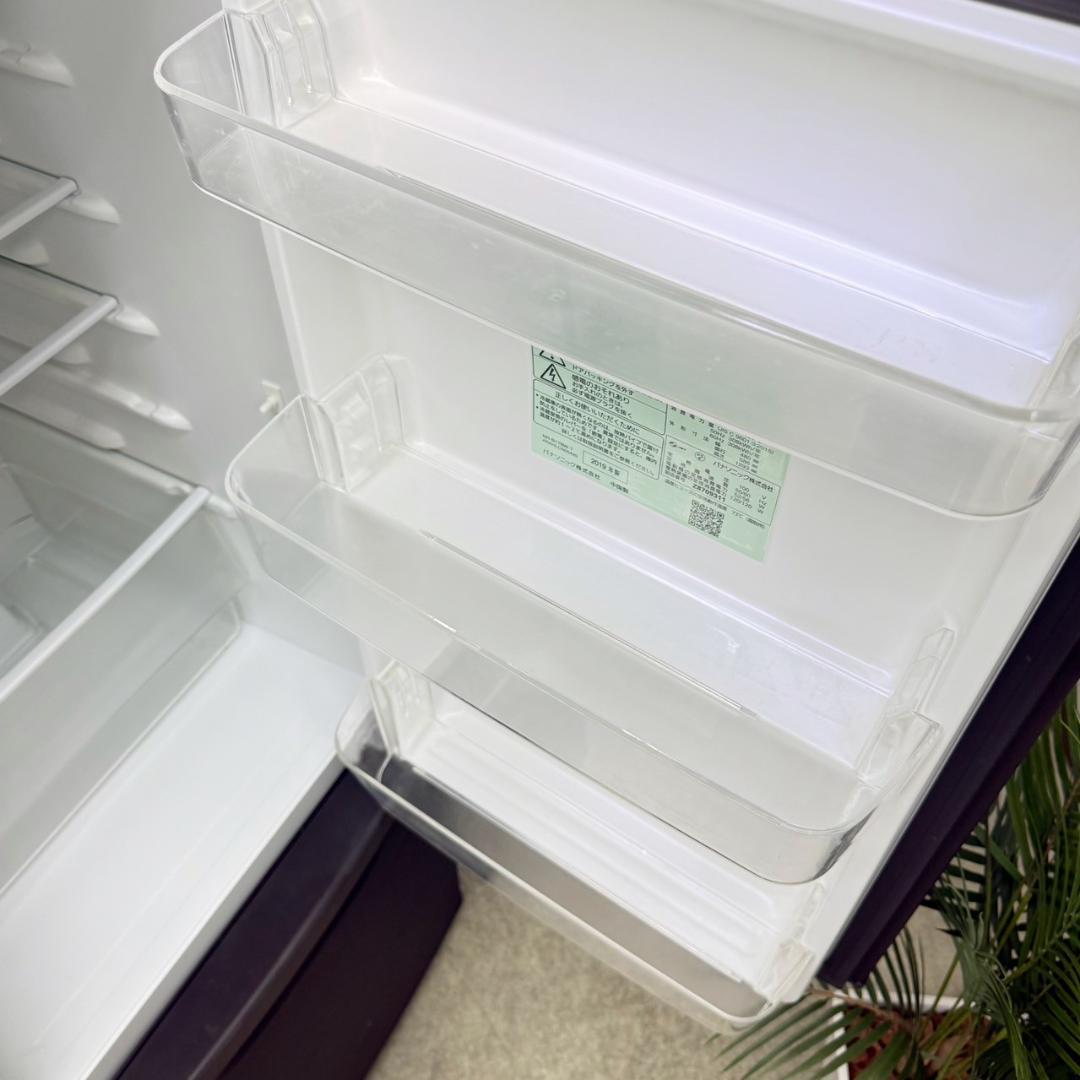 Panasonic 冷蔵庫 小型 一人暮らし 2ドア 2019年 3ヵ月保証付