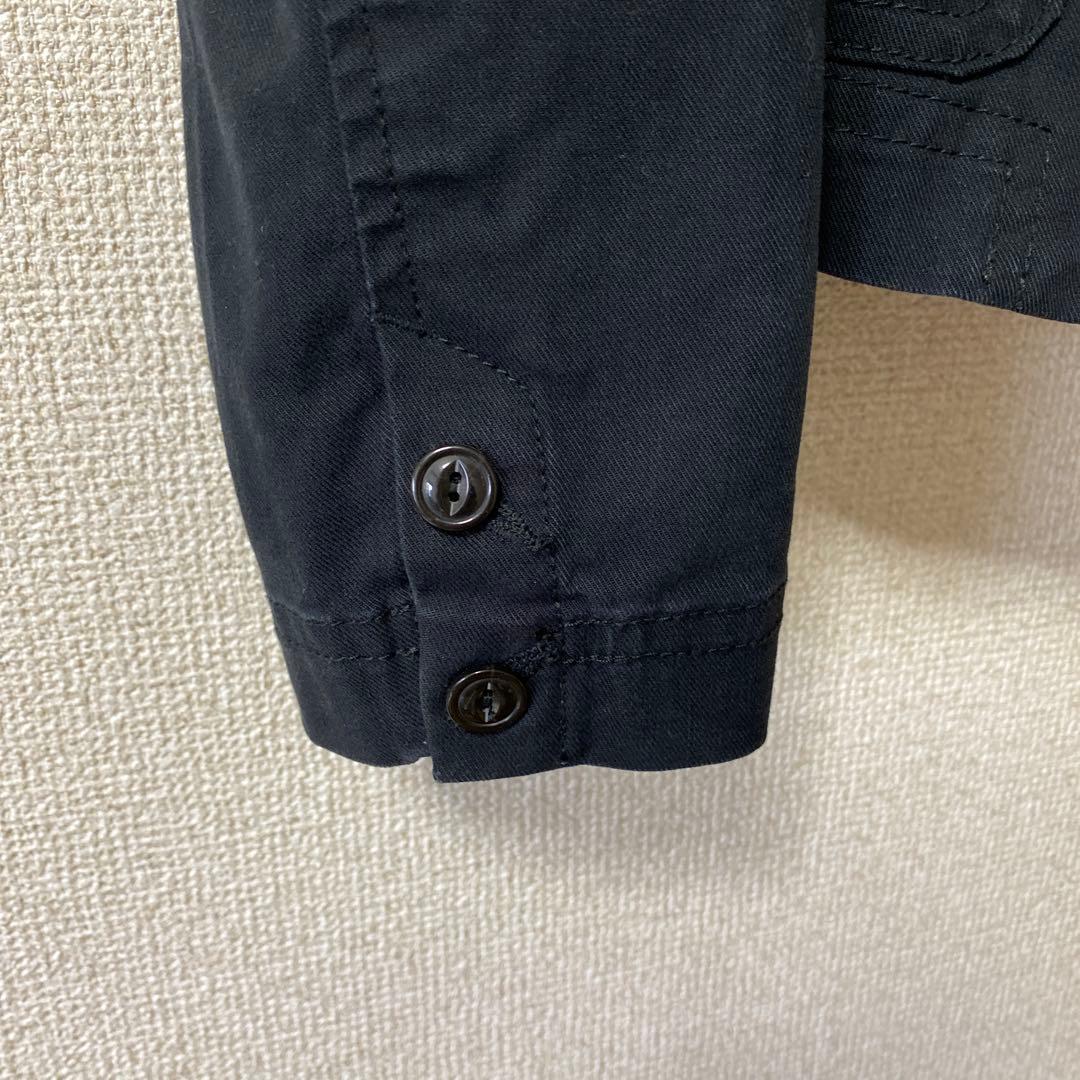 未使用　カルバンクラインジーンズ　黒 デニムジャケット Lサイズ