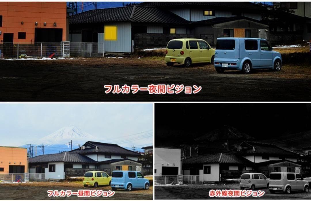 防犯カメラ　屋外　ソーラー　人感センサー　録画機能　赤外線暗視撮影　AI感知