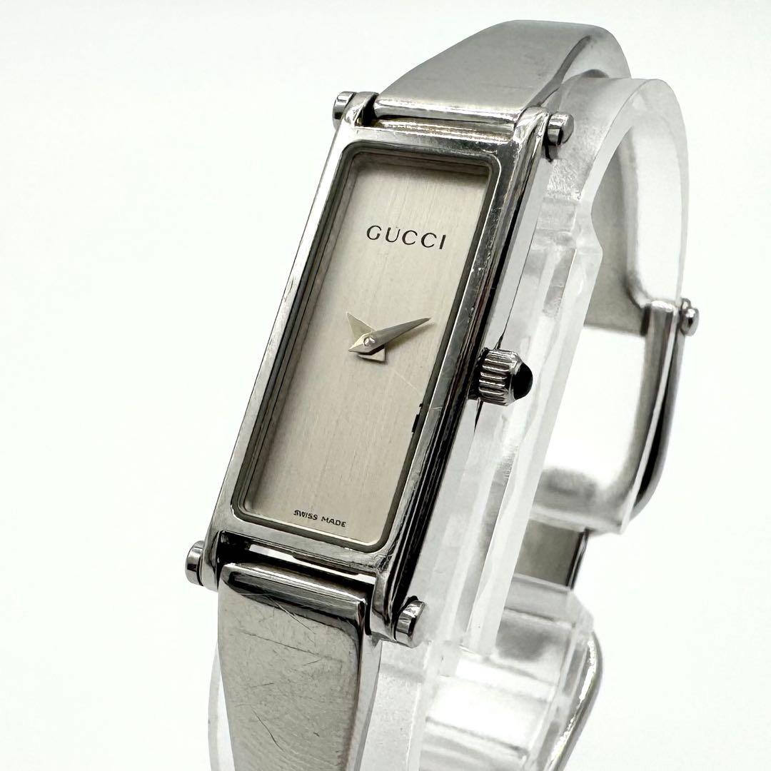 稼働/新品電池　グッチ　1500L　ジュエリーウォッチ　バングル　ブレスレット
