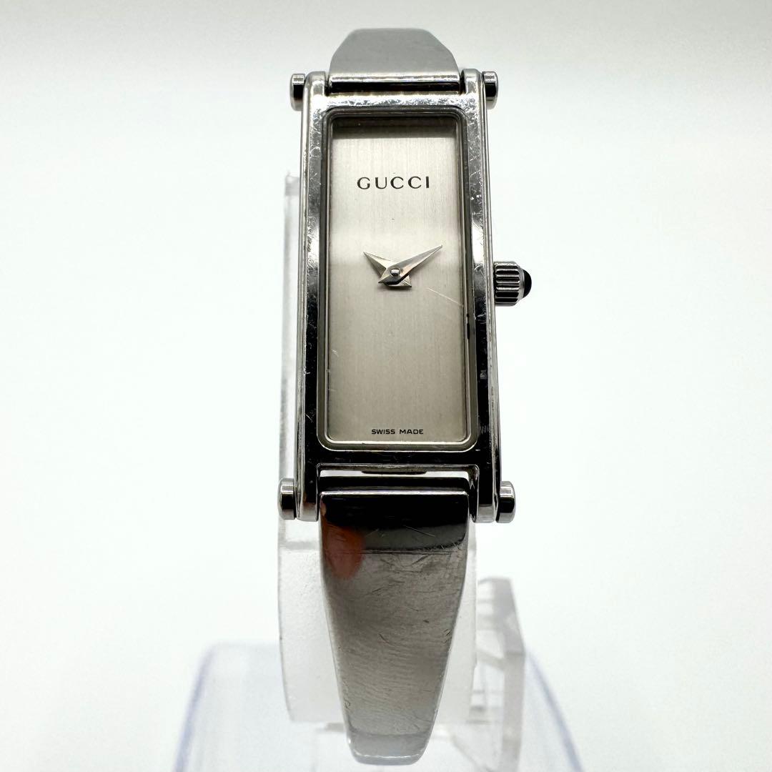 稼働/新品電池　グッチ　1500L　ジュエリーウォッチ　バングル　ブレスレット