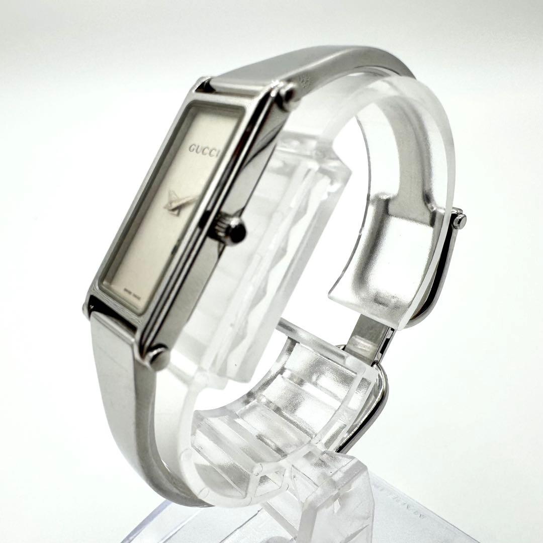 稼働/新品電池　グッチ　1500L　ジュエリーウォッチ　バングル　ブレスレット