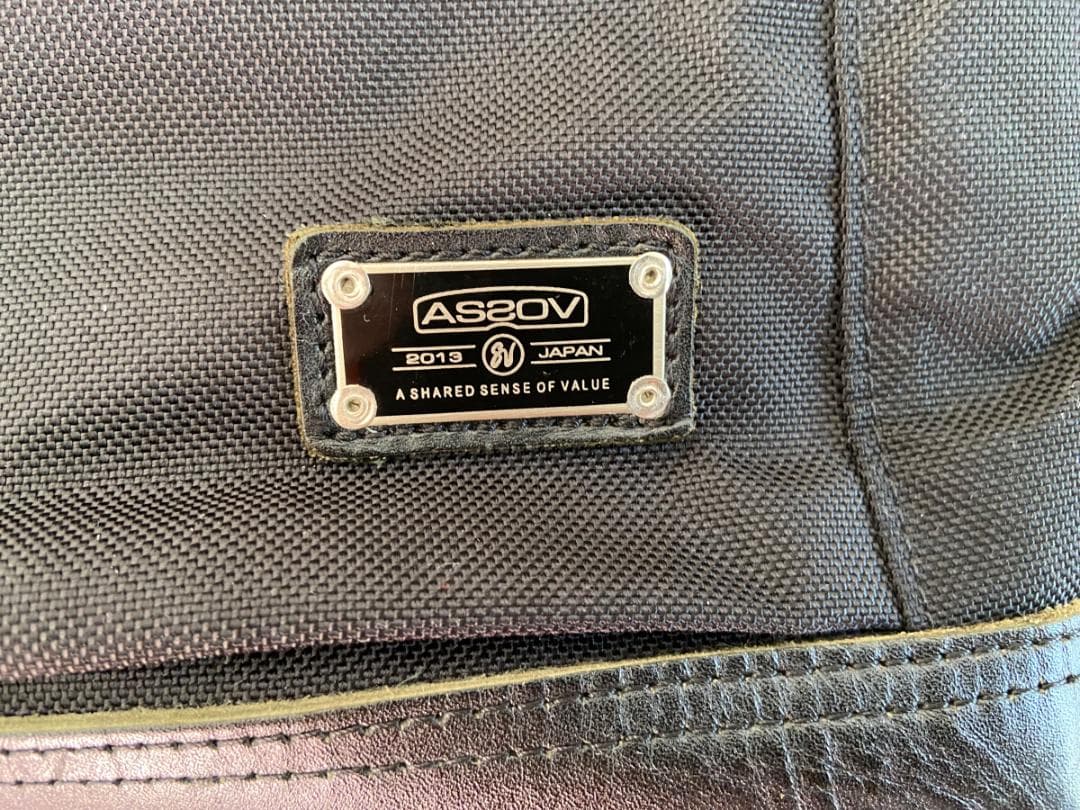 AS2OV Ballistic Nylon PC トートバッグ L – ブラック