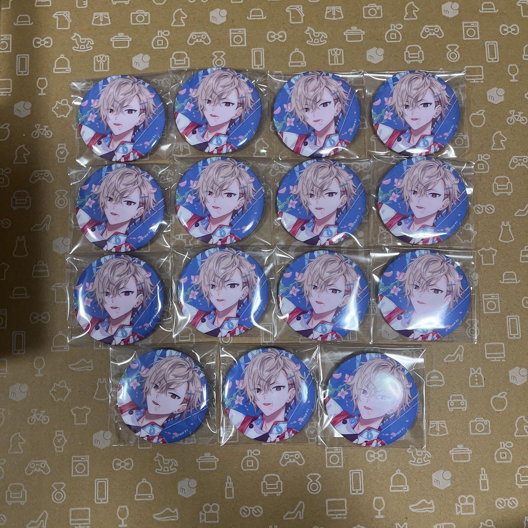 久楽間潮　18trip エイトリ　缶バッジ　25個