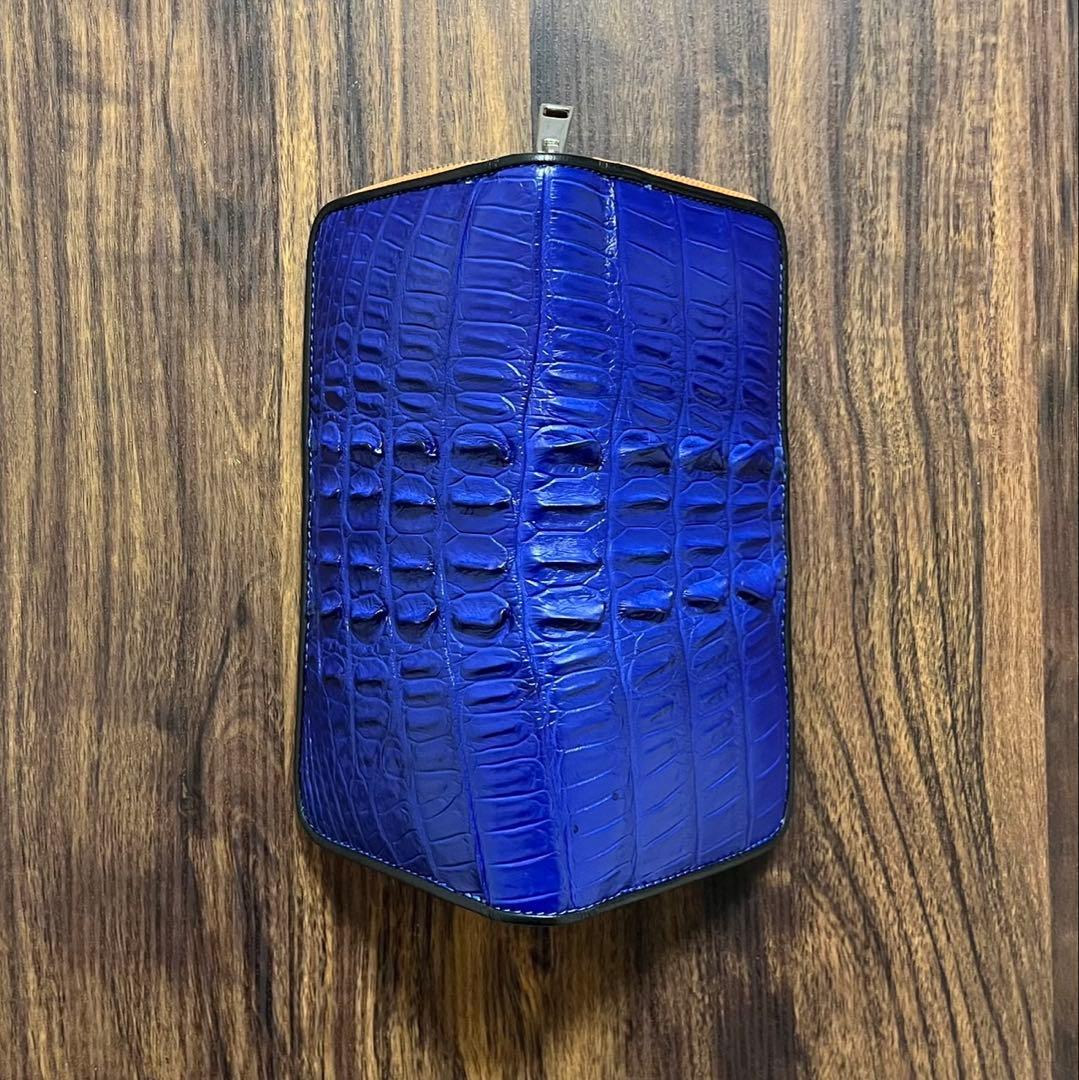 TOMO【新品・未使用】クロコダイル　長財布　ラウンドファスナー