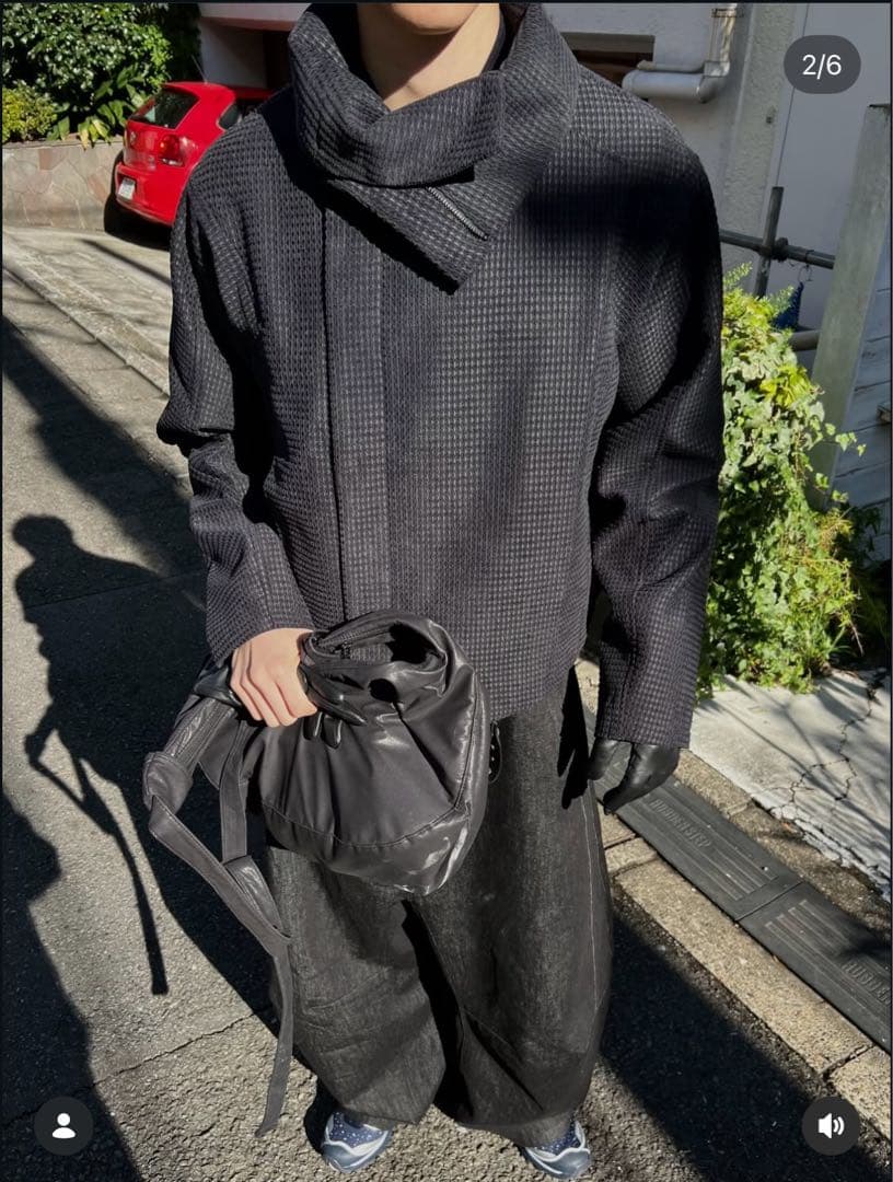 【即日発送】Jcaesar ZIPPER JACKET S斜めジップジャケット