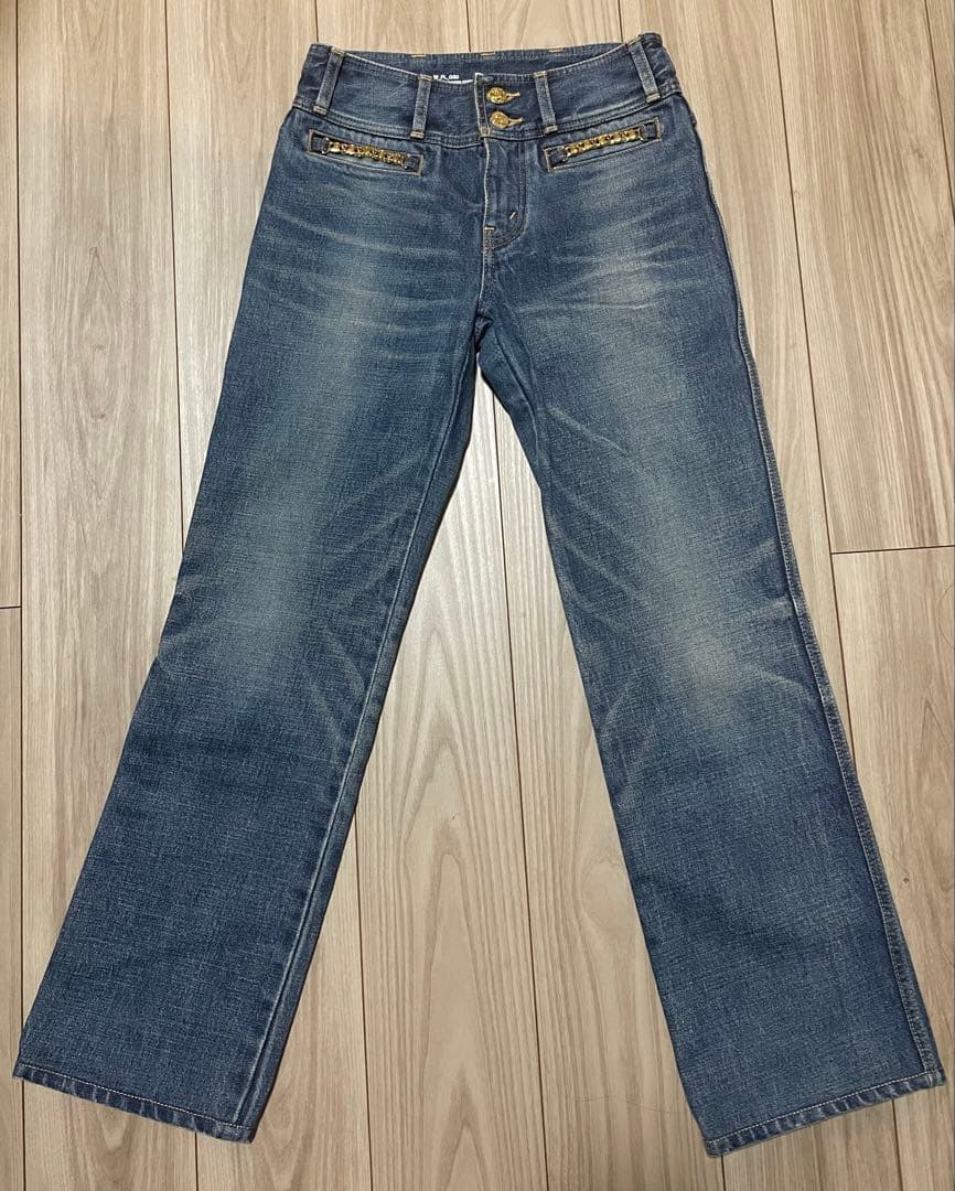 【未使用】CELINE(セリーヌ)ブーツカットデニム・ サイズ24