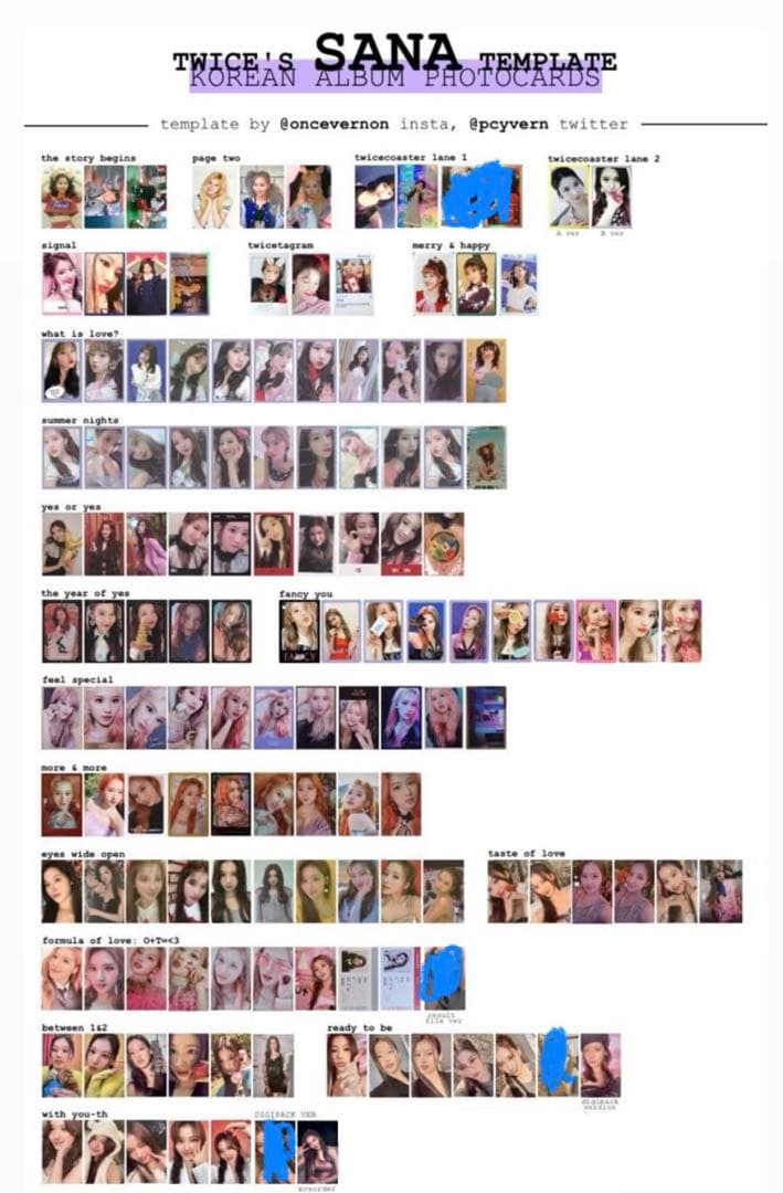TWICE サナ 本国アルバム ソロトレカ 全コンプ