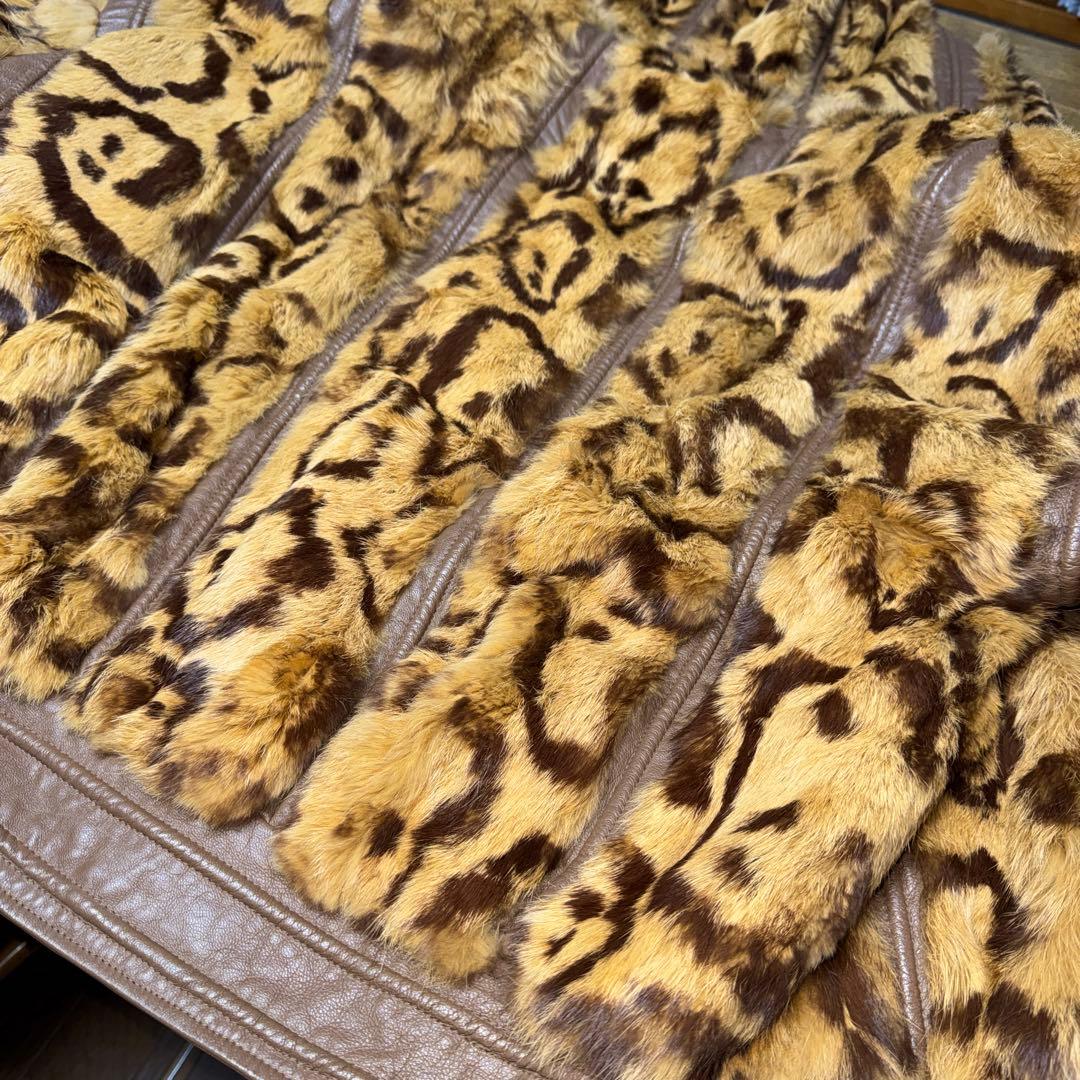 毛皮　フード付き　上着