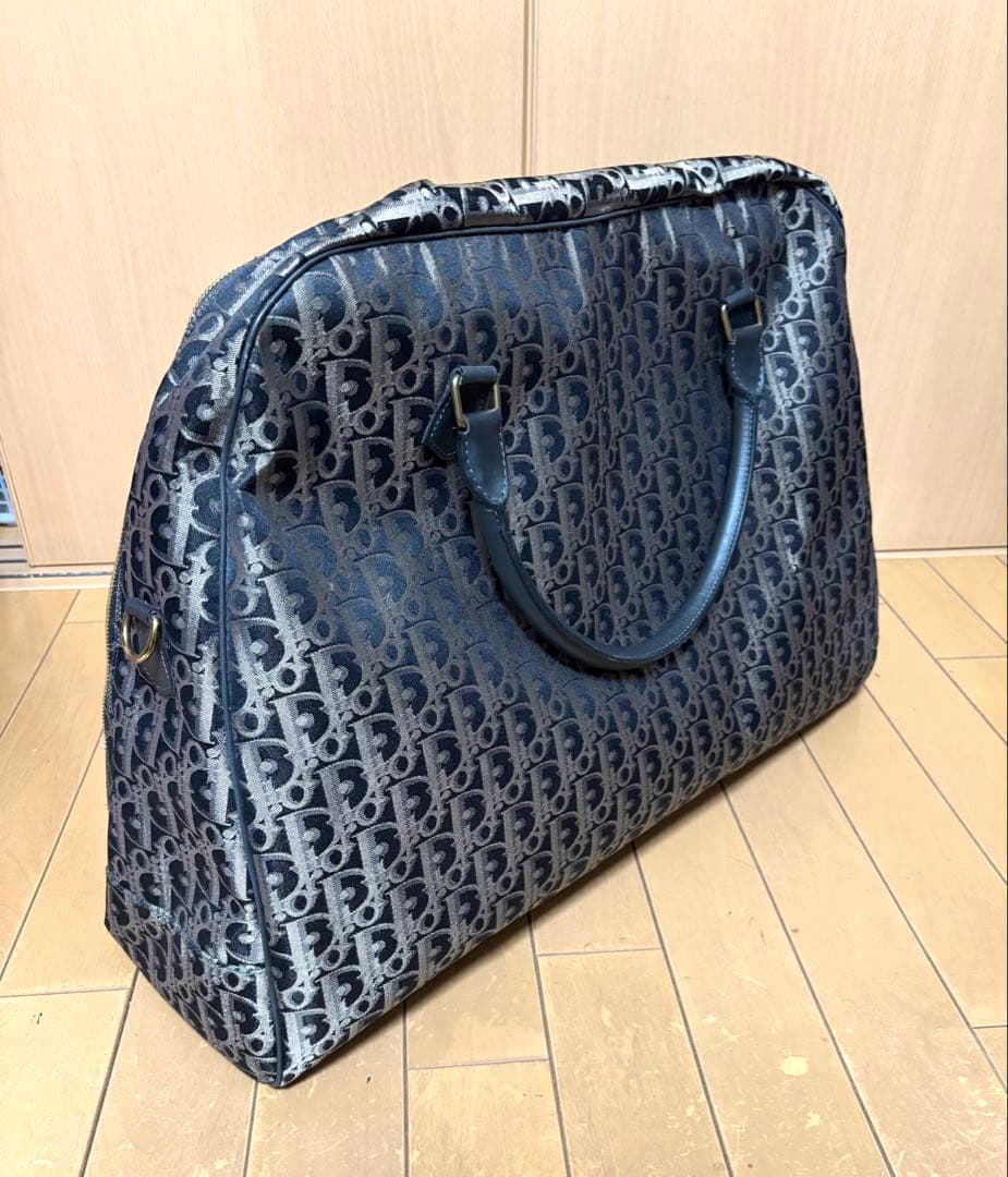 レア　ブラック　クリスチャンディオール　ボストンバッグ