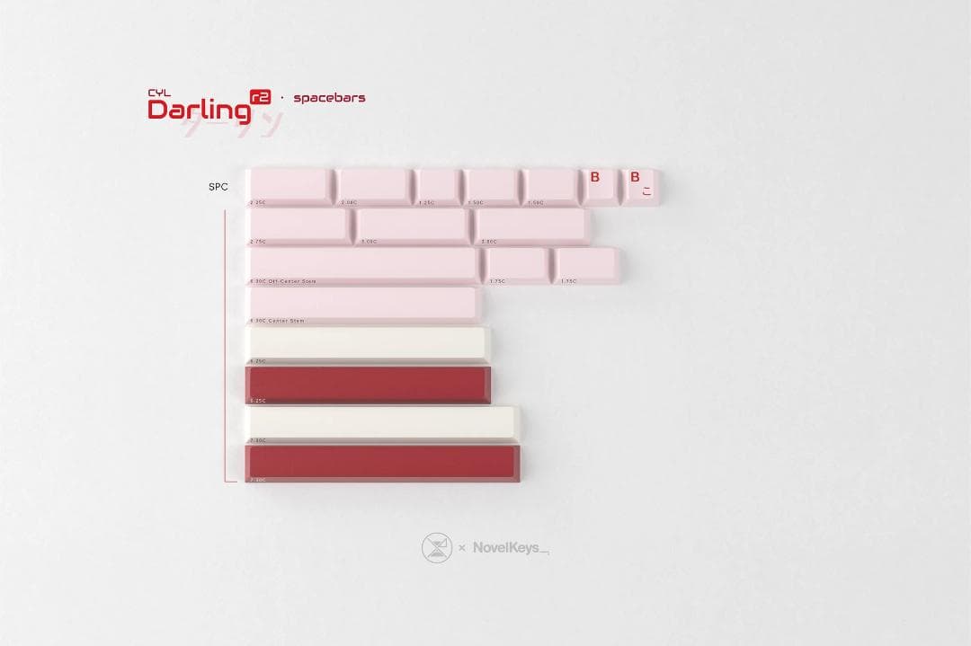 GMK CYL Darling R2 base + extra キーキャップ