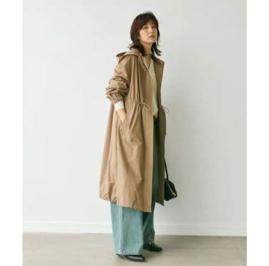 新品タグ付【RIVE DROITE】フードモッズコート　定価¥25,300