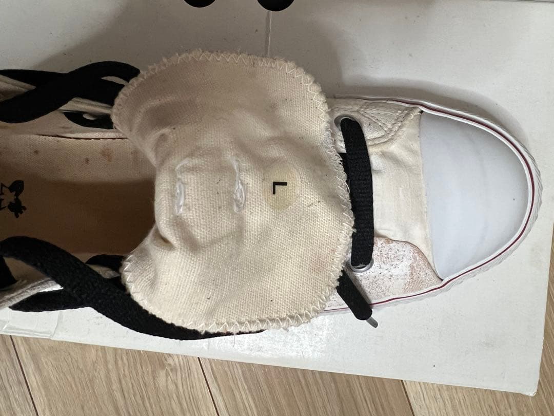 【L】アンダーカバーSCAB期　瘡蓋パッチワークスニーカー　UNDERCOVER