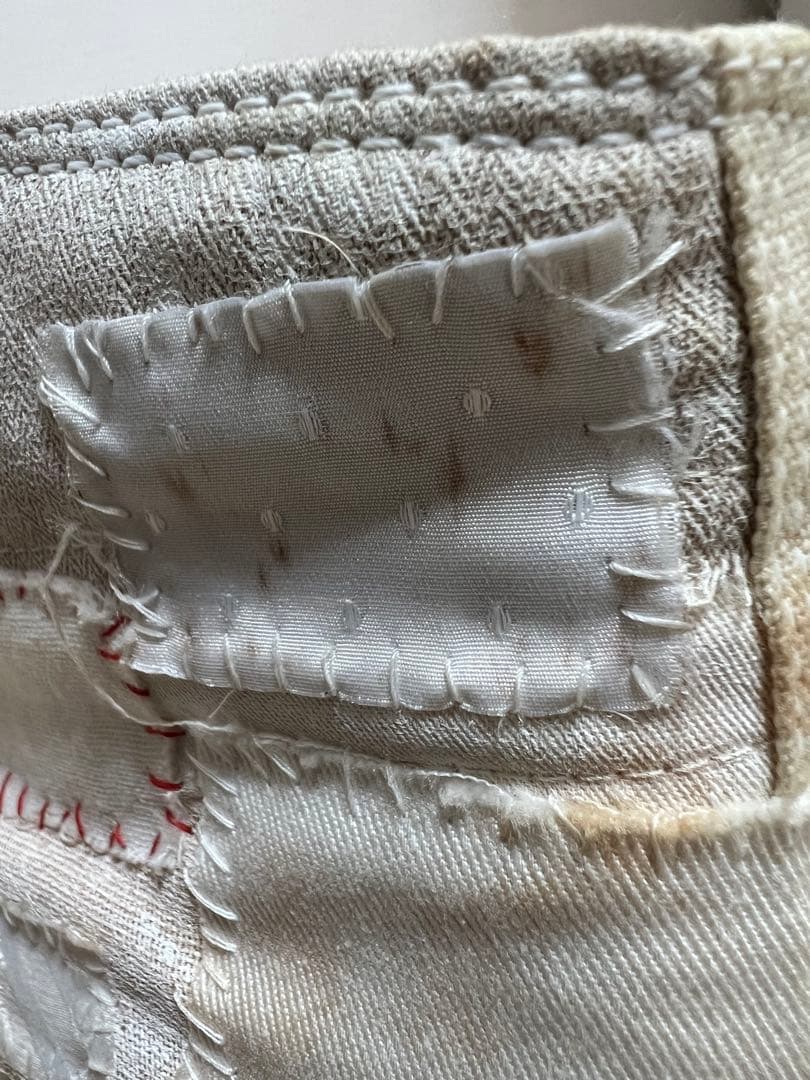 【L】アンダーカバーSCAB期　瘡蓋パッチワークスニーカー　UNDERCOVER