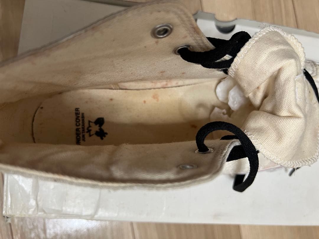 【L】アンダーカバーSCAB期　瘡蓋パッチワークスニーカー　UNDERCOVER