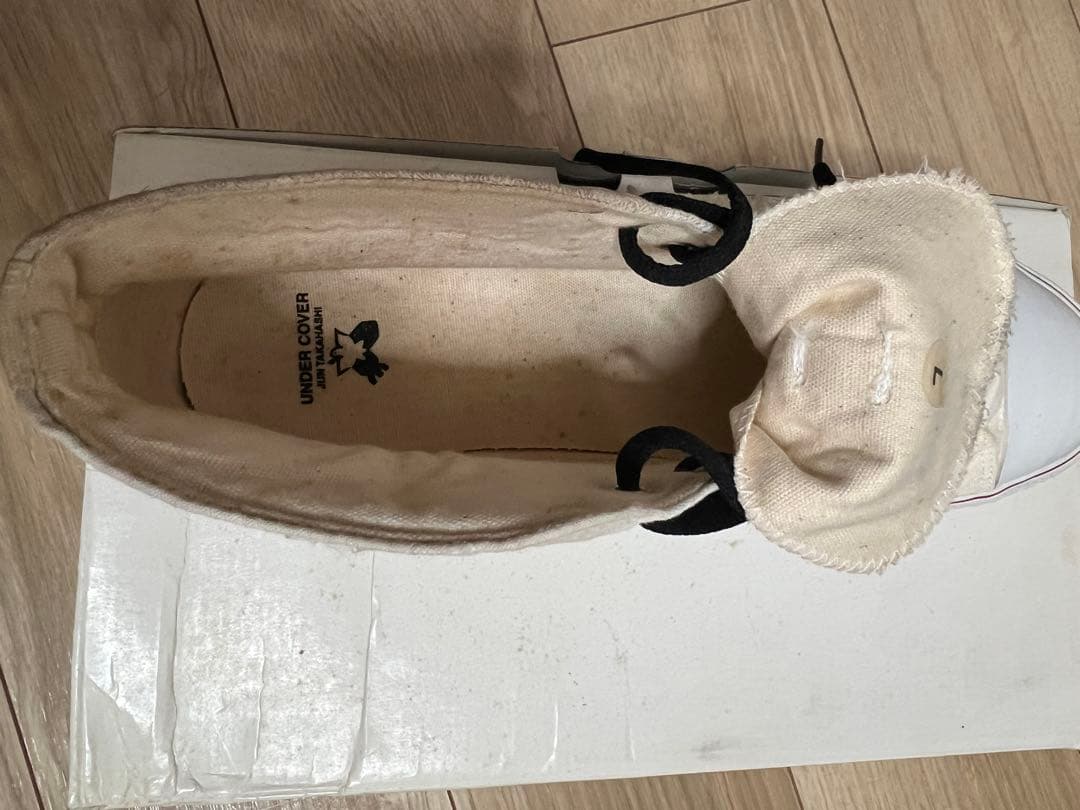 【L】アンダーカバーSCAB期　瘡蓋パッチワークスニーカー　UNDERCOVER