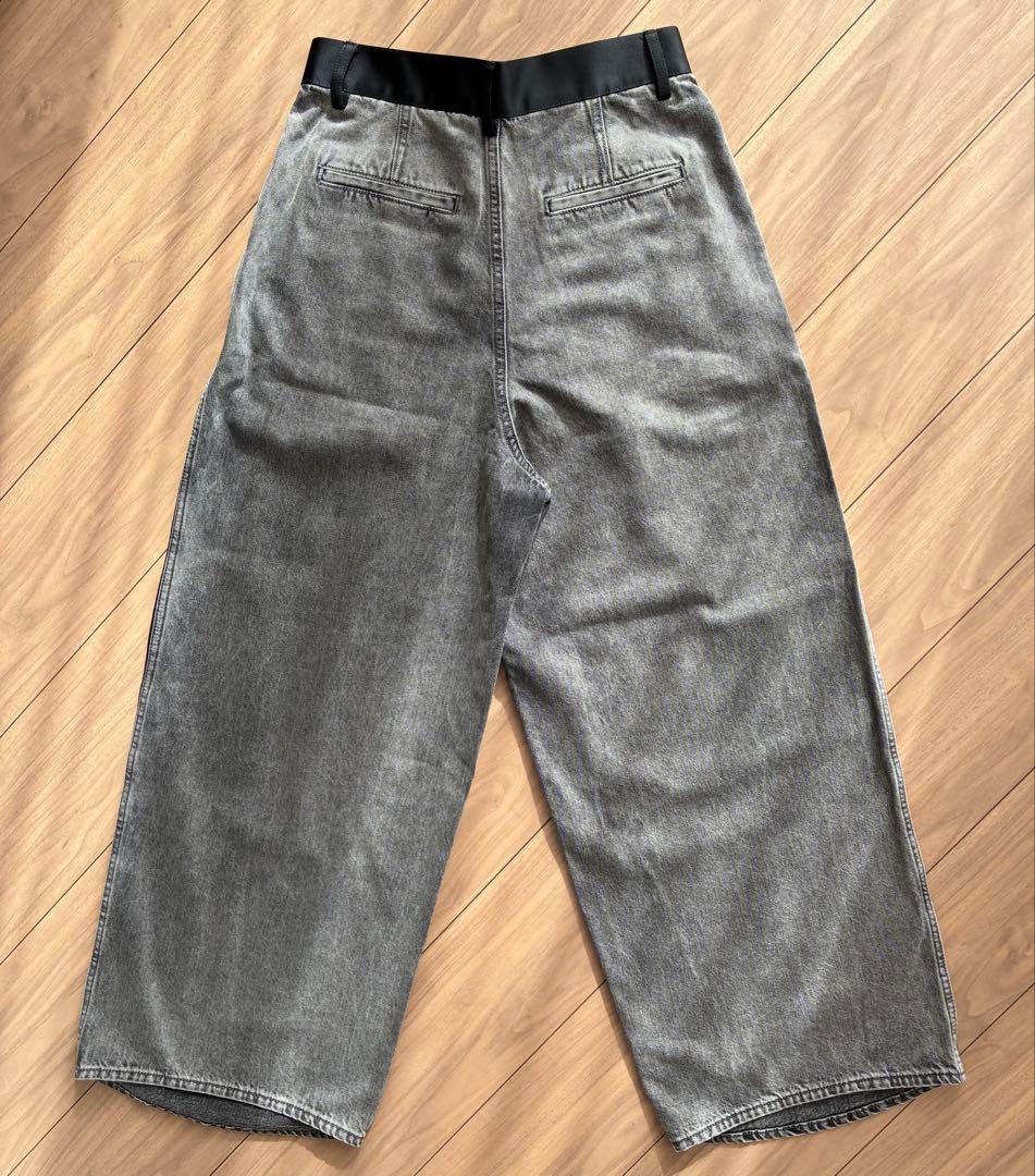 ADAM ET ROPE'ドレスデニムパンツ　アダムエロペ