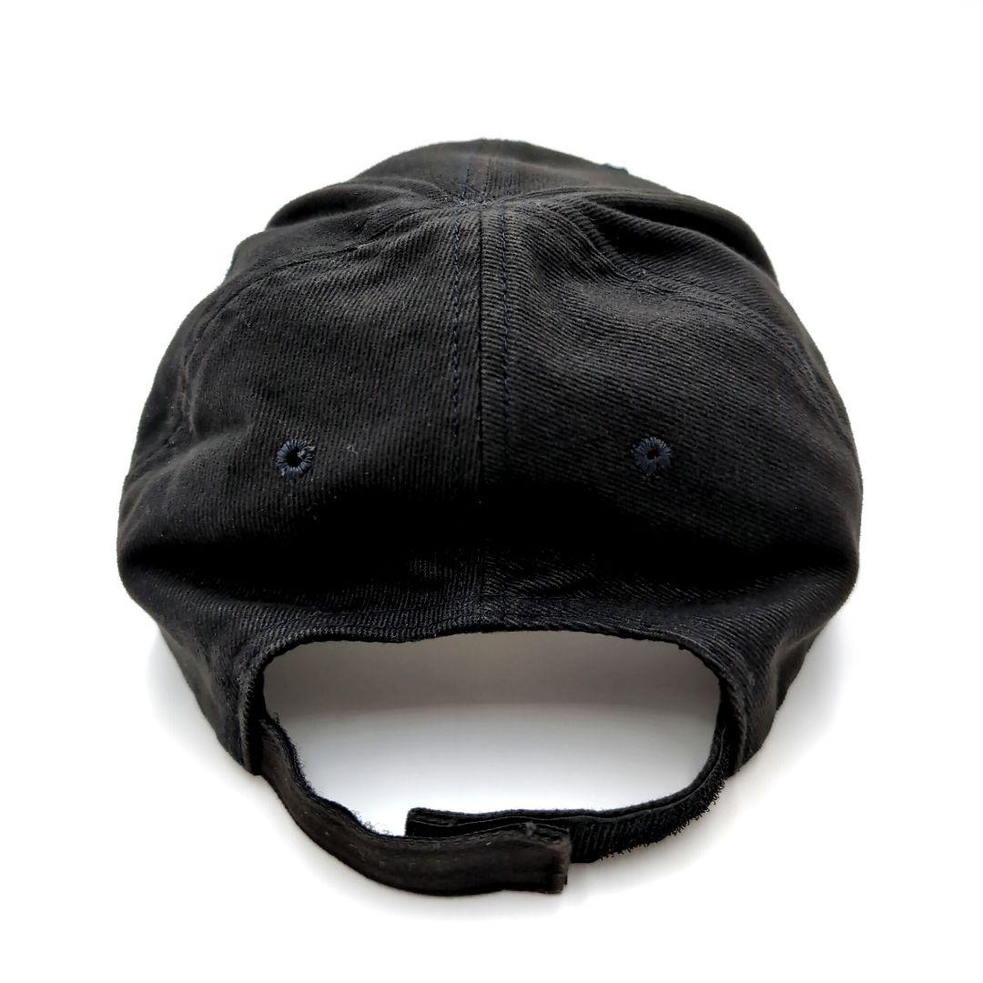 BALENCIAGA　バレンシアガ　ベースボールキャップ　ブラック　ロゴ刺繍