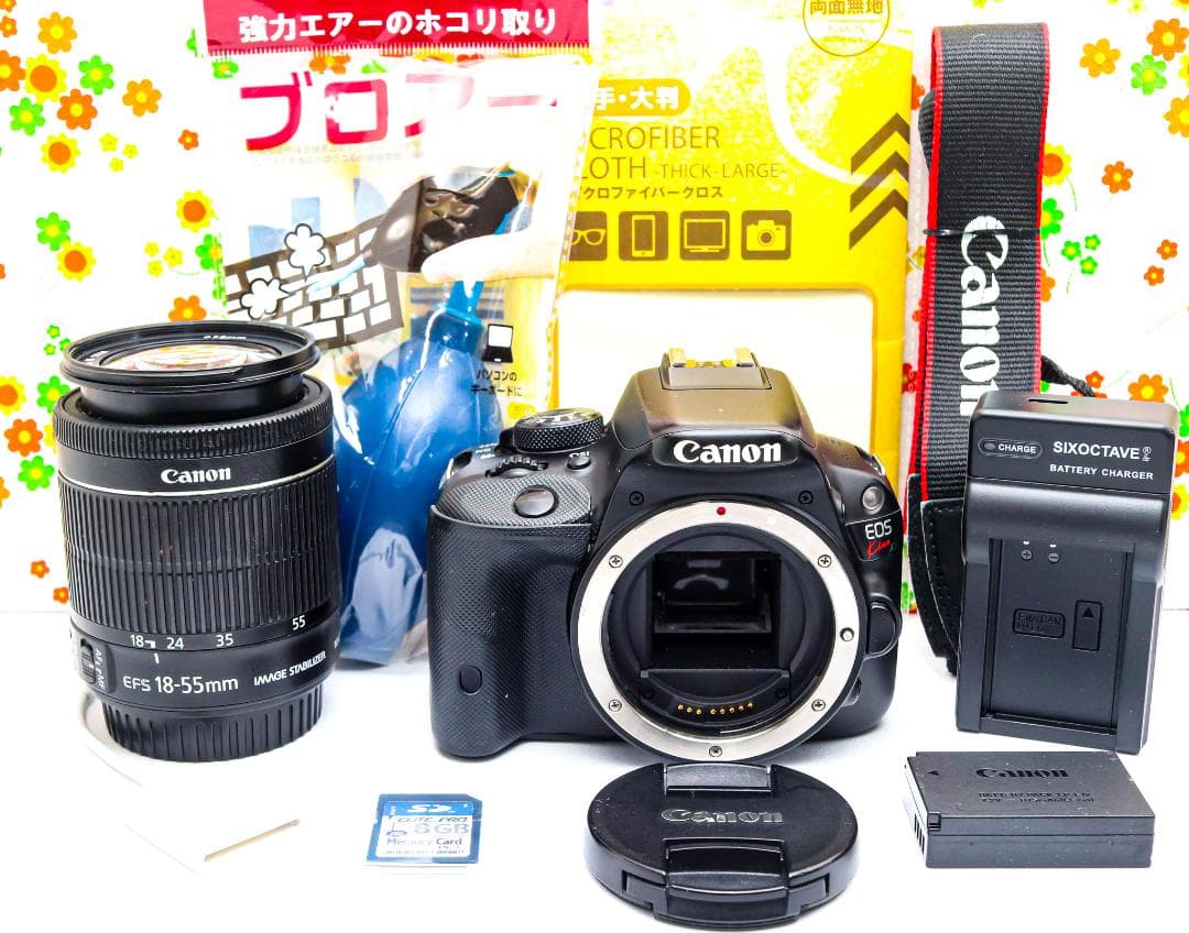キャノン Canon EOS Kiss X7 ☆スマホ転送☆超小型・軽量☆美品♪